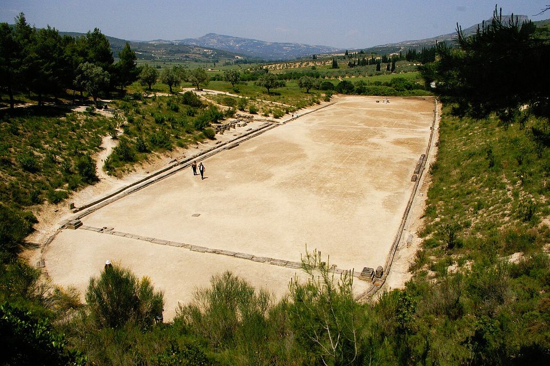 The stadion in ancient Nemea